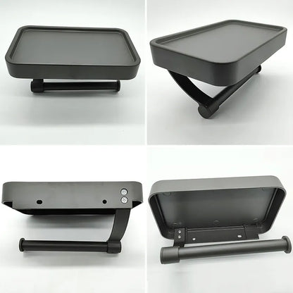 Skanto | Stalux Toilet Paper Holder with Shelf