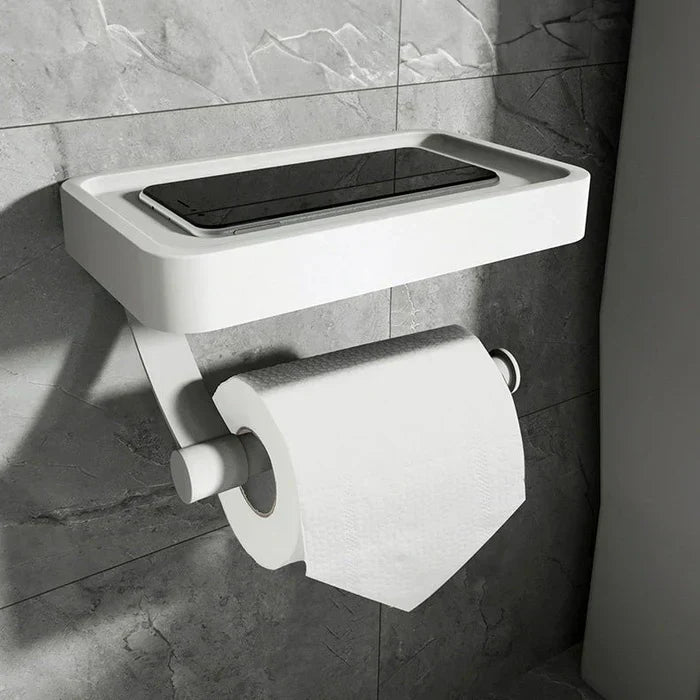 Skanto | Stalux Toilet Paper Holder with Shelf