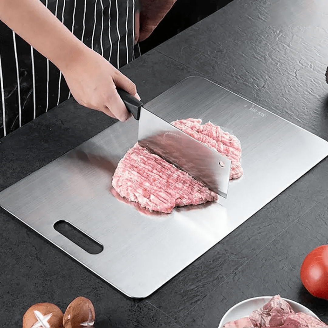 Skanto | STEELCUT – Premium Stainless Steel Cutting Board for Hygienic and Durable Use