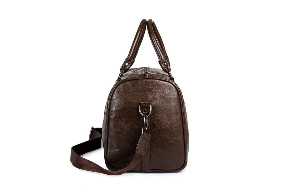Large-Capacity Leather Travel Duffel – Lightweight & Durable Carry-On Bag | Kalsten