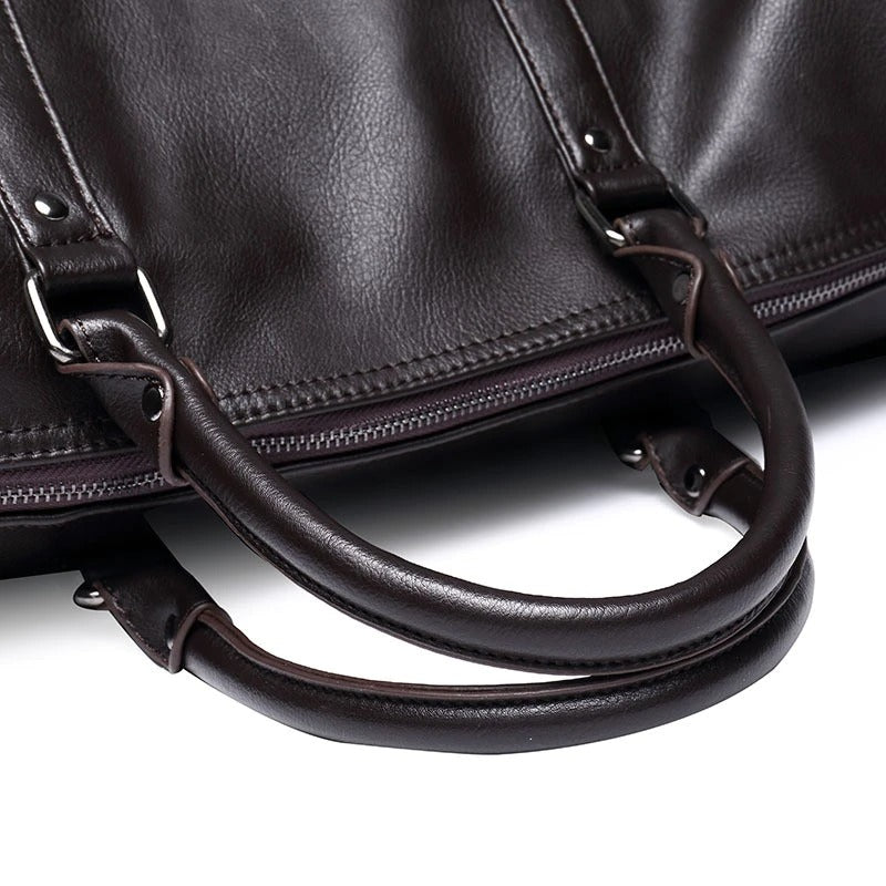Large-Capacity Leather Travel Duffel – Lightweight & Durable Carry-On Bag | Kalsten