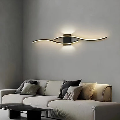 Long wall light bar