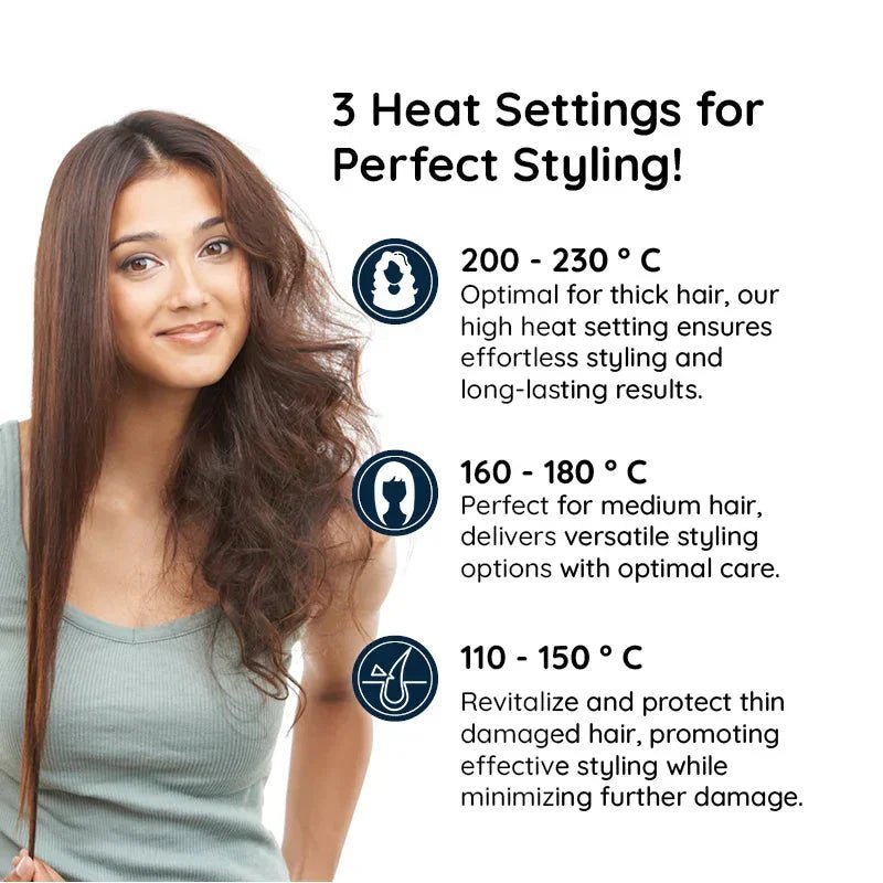 Kalsten | STYLESPIN – 2-in-1 Rotating Hair Brush with Adjustable Heat Settings