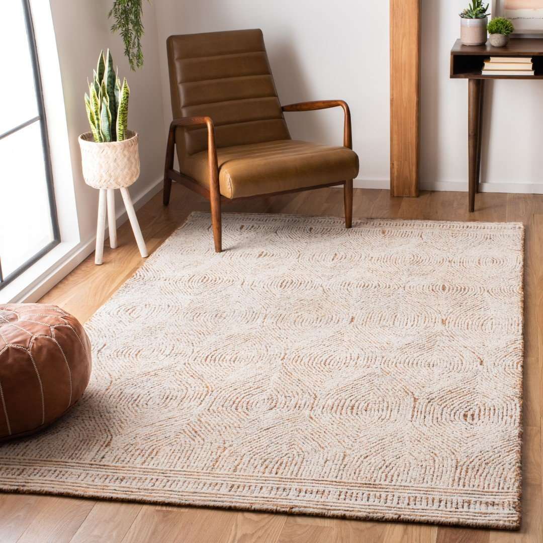 Wool Tufted Living Room Carpet Rug Kalsten