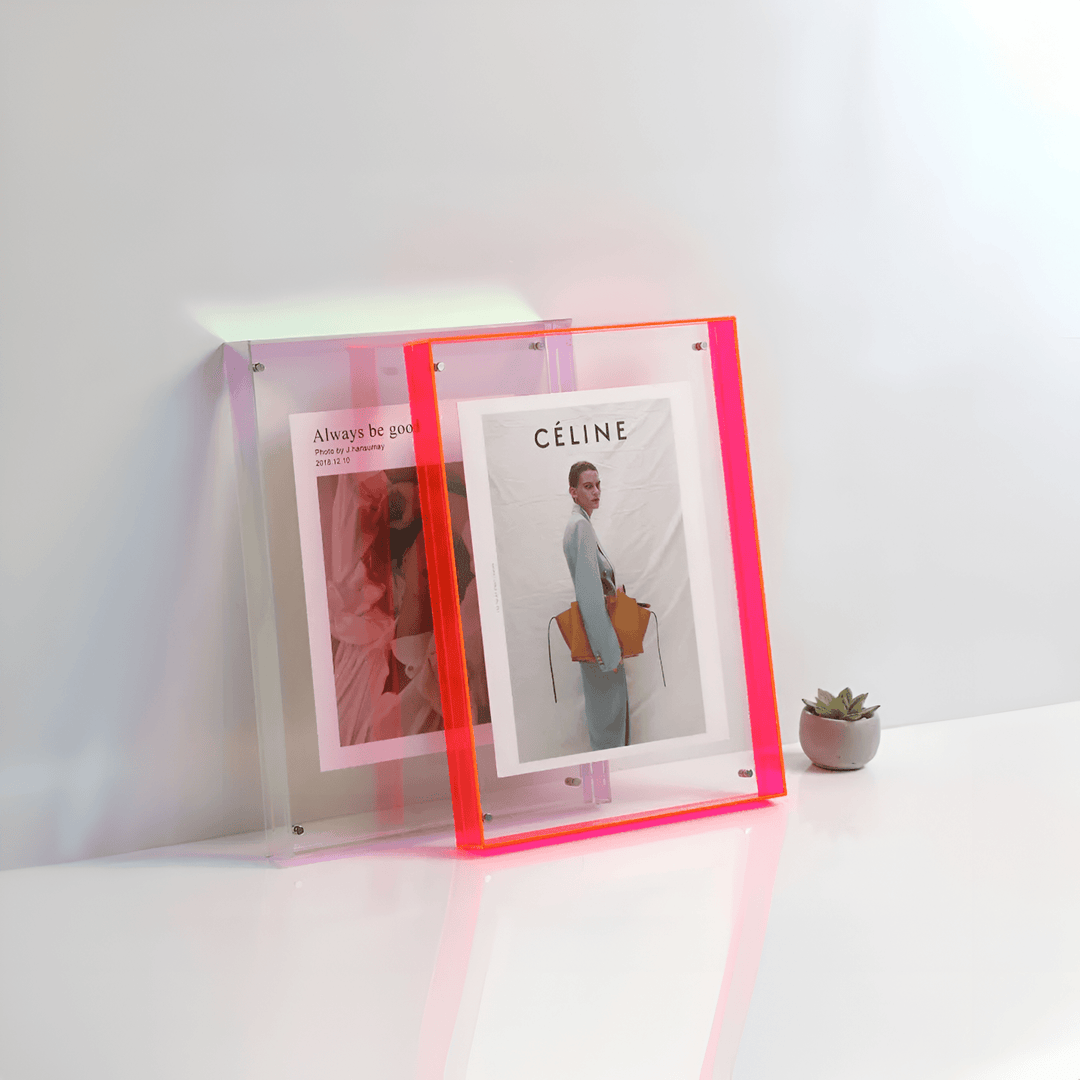 Clear Acrylic Photo Frame Modern Display Kalsten