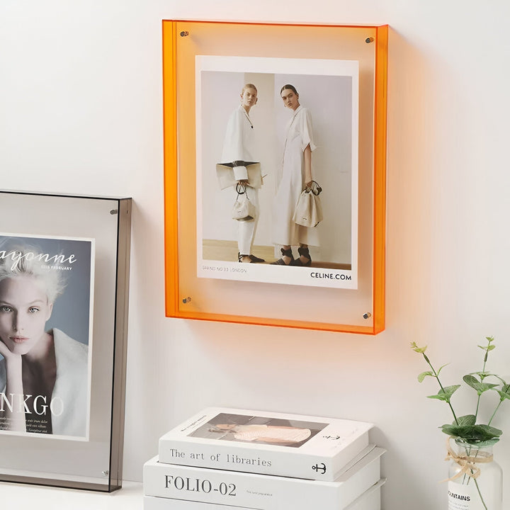 Clear Acrylic Photo Frame Modern Display Kalsten