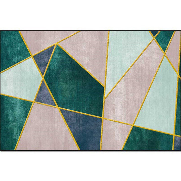 Modern Geometric Washable Non-Slip Rug Kalsten