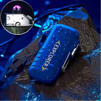 Skanto | Electric Double Arc Lighter | Rechargeable, Windproof & Ideal for Camping and Outdoor Adventures