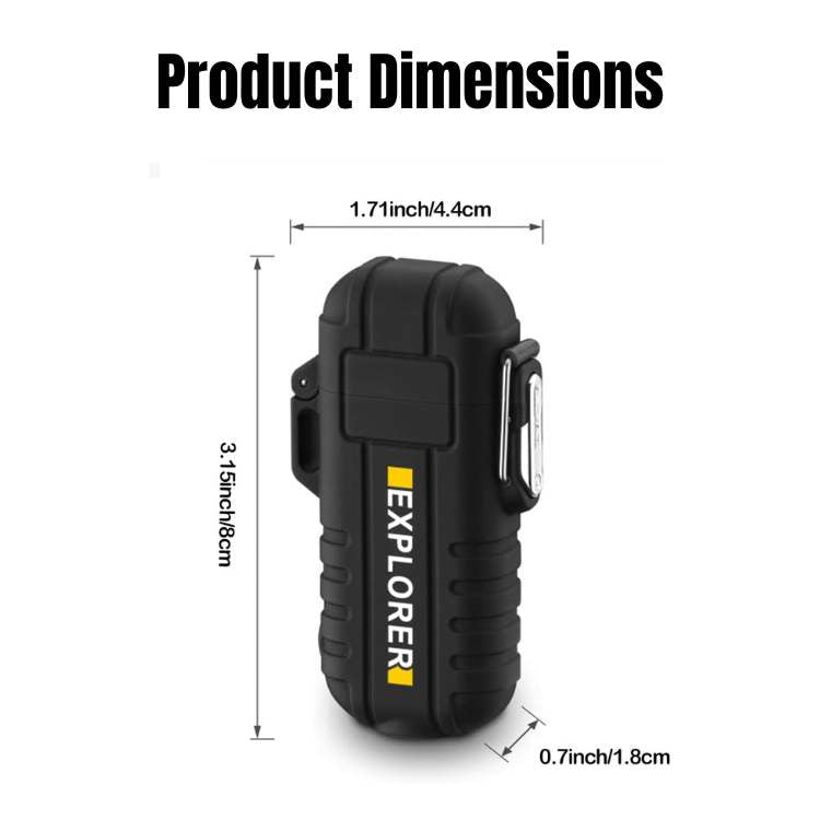Skanto | Electric Double Arc Lighter | Rechargeable, Windproof & Ideal for Camping and Outdoor Adventures