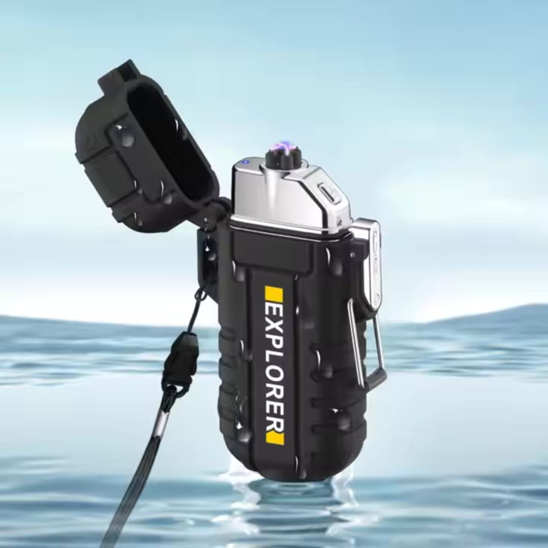 Skanto | Electric Double Arc Lighter | Rechargeable, Windproof & Ideal for Camping and Outdoor Adventures