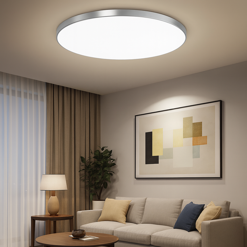Modern Round Flush Mount LED Ceiling Lamp Kalsten