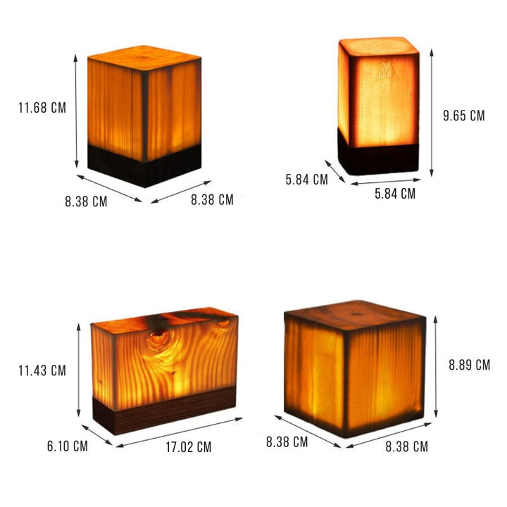 Stylish LED Table Lamp - WoodGlow | Kalsten