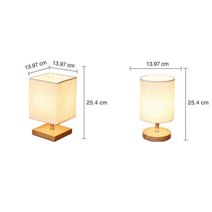 Stylish Minimalist Table Lamp - LinenWood | Kalsten