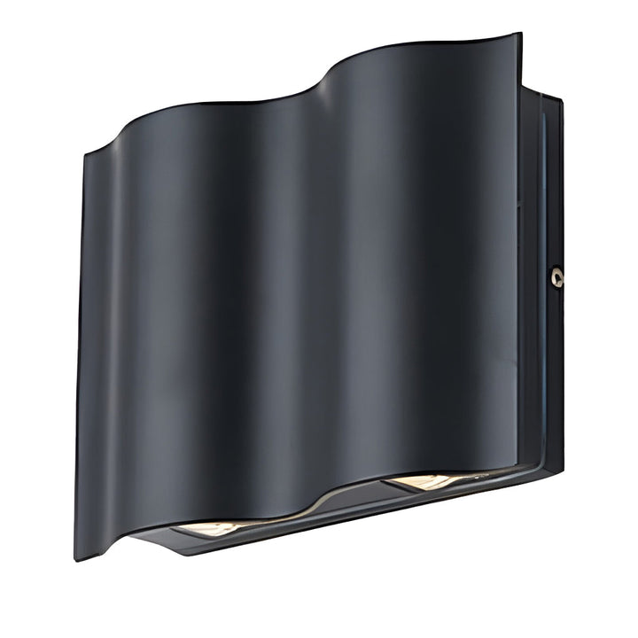 Black LED Outdoor Wall Light Kalsten