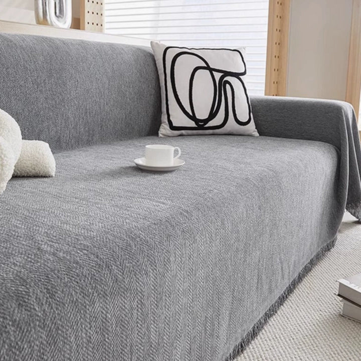 Durable Chenille Sofa Cover Kalsten