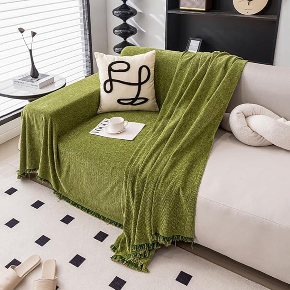 Durable Chenille Sofa Cover Kalsten