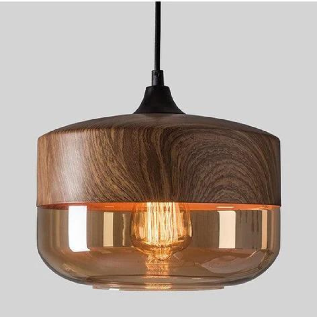 Kalsten | Stylish Scandinavian Wooden Ceiling Lamp - NordLuna