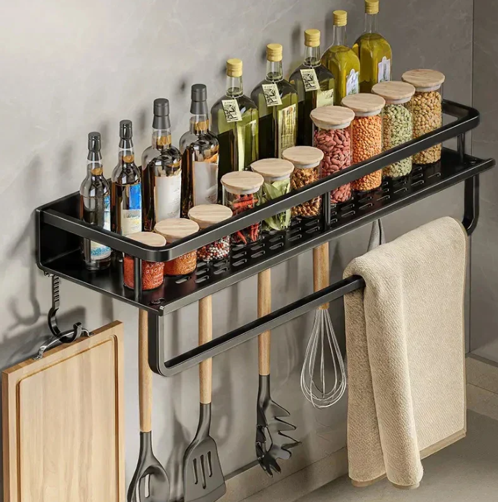 Wall Storage Shelf for Kitchen or Bathroom Kalsten