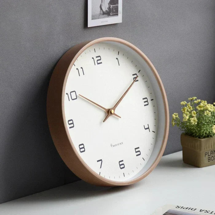 Silent Modern Wall Clock Minimal Design Kalsten