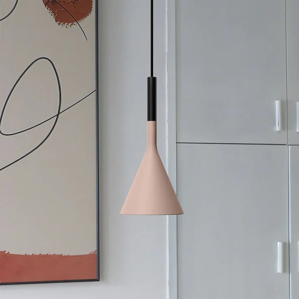 Pendant Light Concrete 10 in Grey Adjustable Dining Room Kitchen Island Hanging Ceiling Lamp | Kalsten