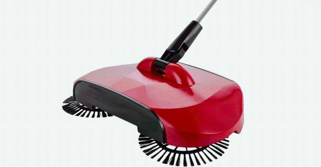 Modern Floor Sweeper with 360° Rotating Brushes | Kalsten