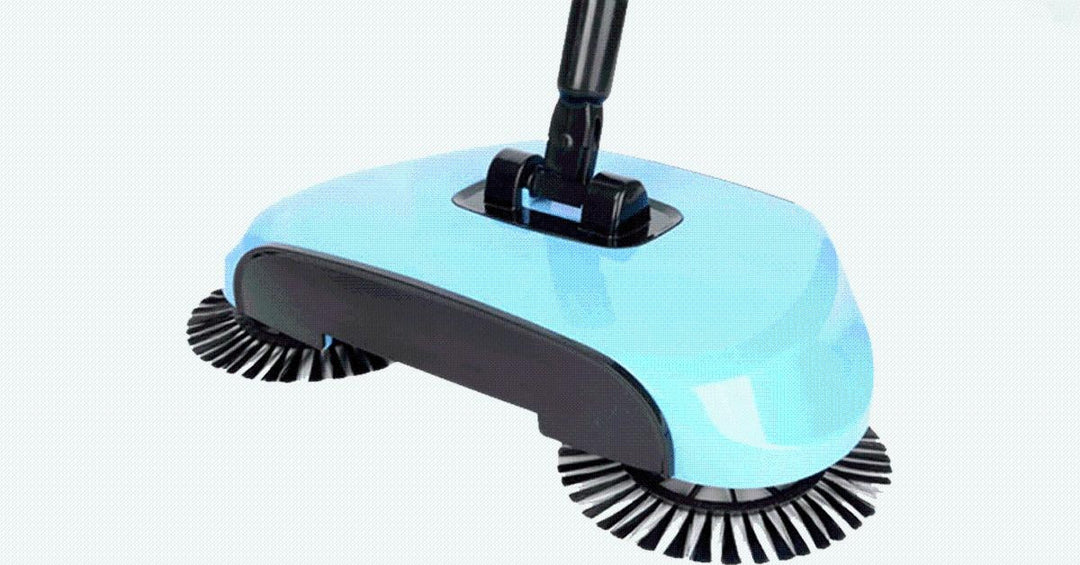 Modern Floor Sweeper with 360° Rotating Brushes | Kalsten