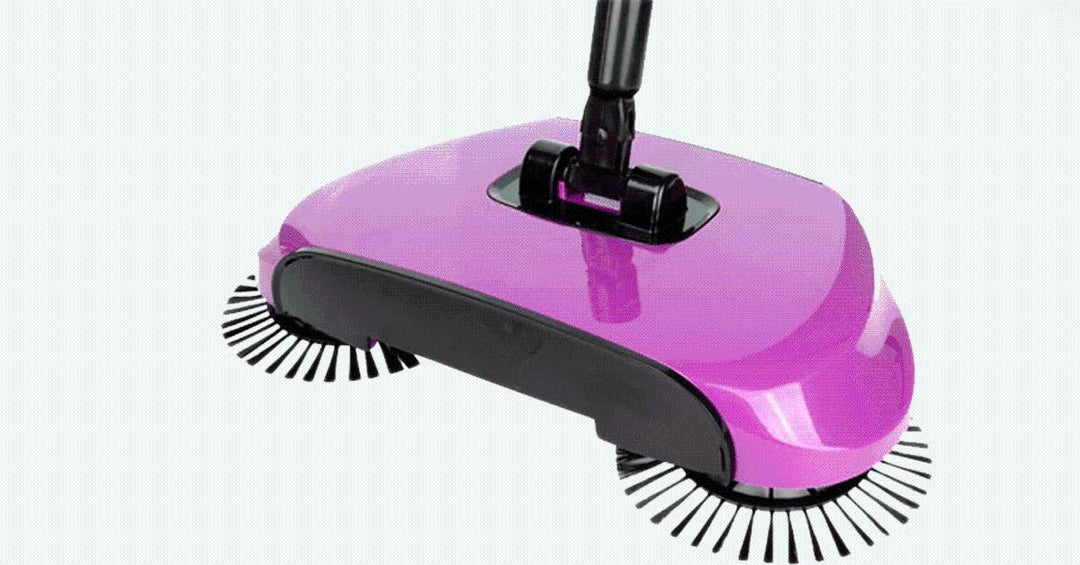 Modern Floor Sweeper with 360° Rotating Brushes | Kalsten