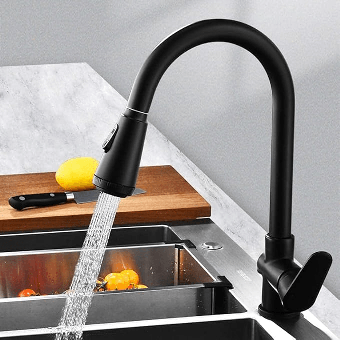 Kalsten | SWIFTFLOW – Modern Pull-Out Kitchen Faucet with Touch Sensor