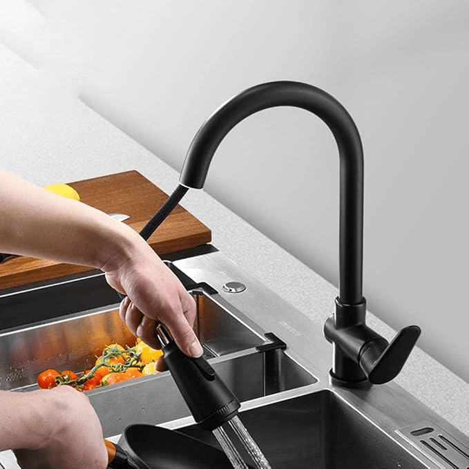 Kalsten | SWIFTFLOW – Modern Pull-Out Kitchen Faucet with Touch Sensor