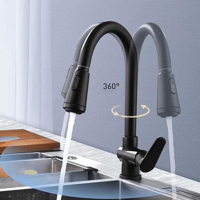 Kalsten | SWIFTFLOW – Modern Pull-Out Kitchen Faucet with Touch Sensor