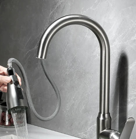 Kalsten | SWIFTFLOW – Modern Pull-Out Kitchen Faucet with Touch Sensor
