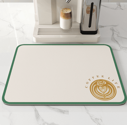 Skanto | SwiftSoak Kitchen Mat – Quick-Dry Diatomaceous Earth Surface for a Hygienic, Tidy Kitchen