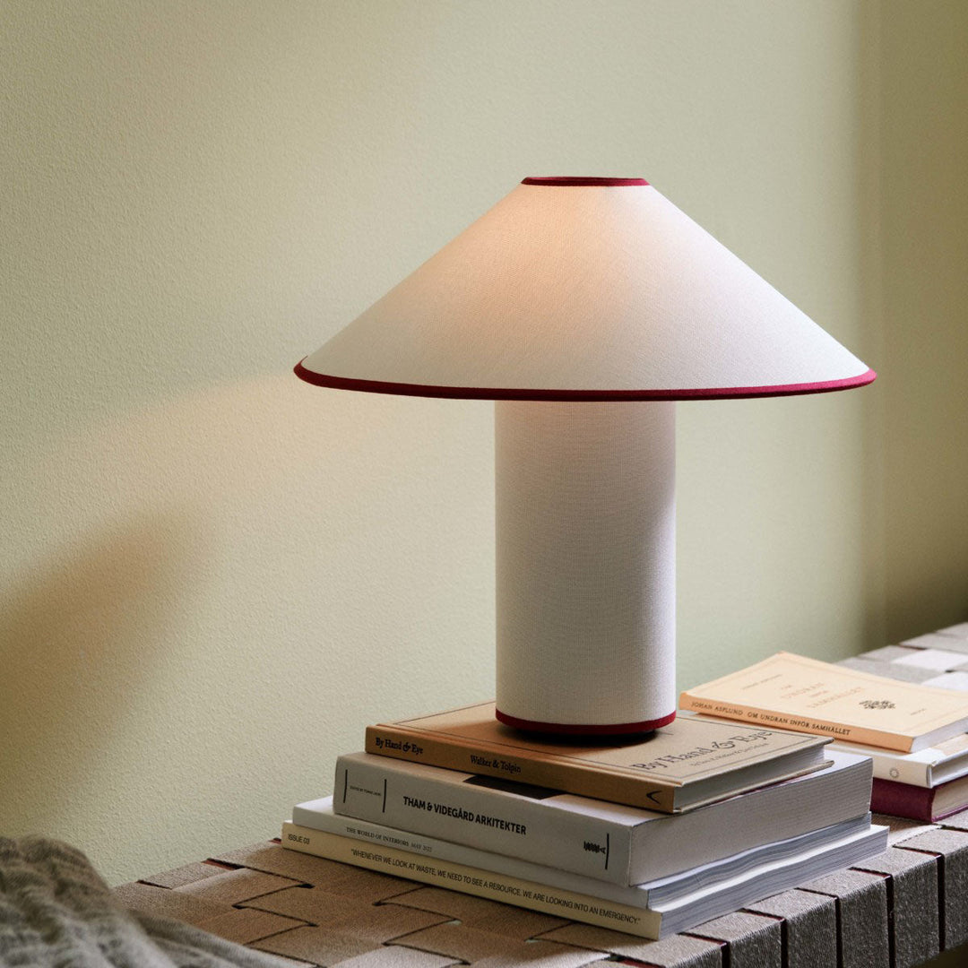 Table lamp with fabric shade – Lunara | Kalsten