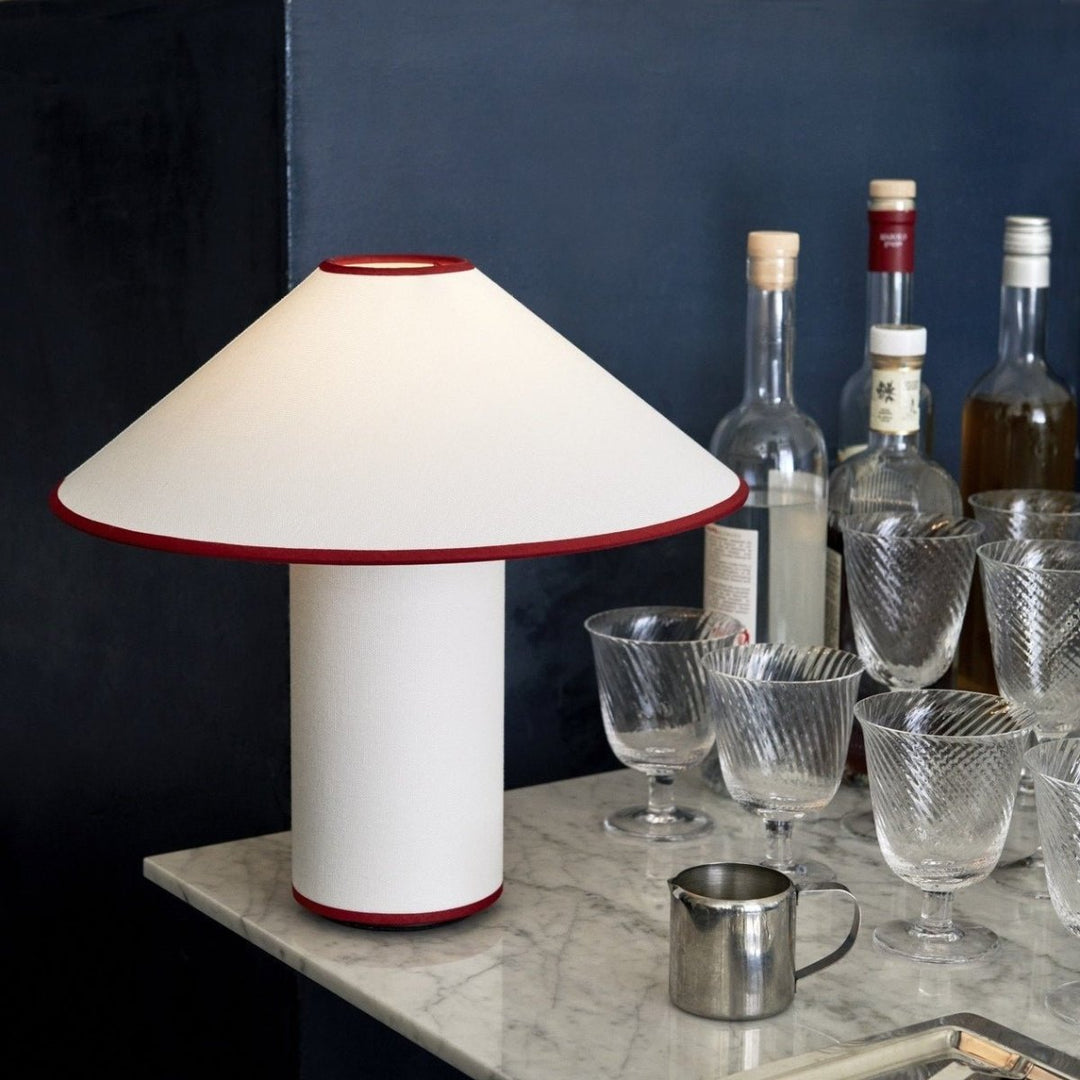 Table lamp with fabric shade – Lunara | Kalsten