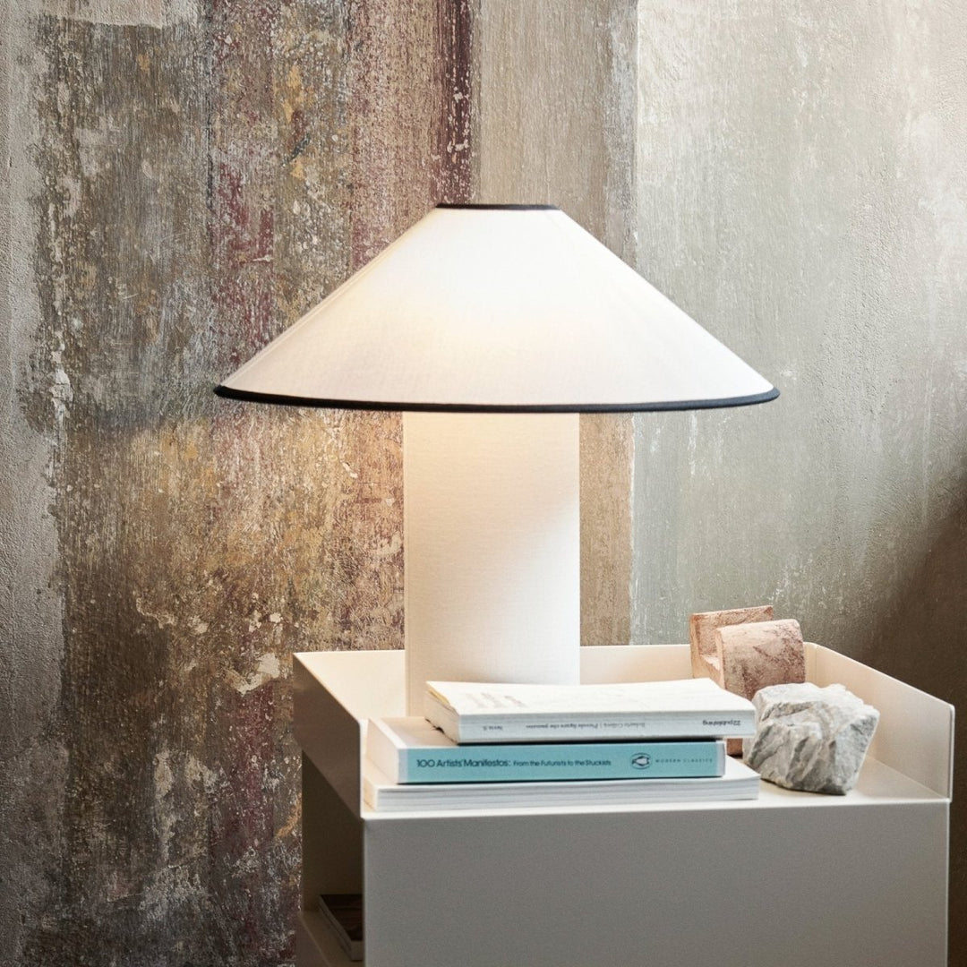 Table lamp with fabric shade – Lunara | Kalsten