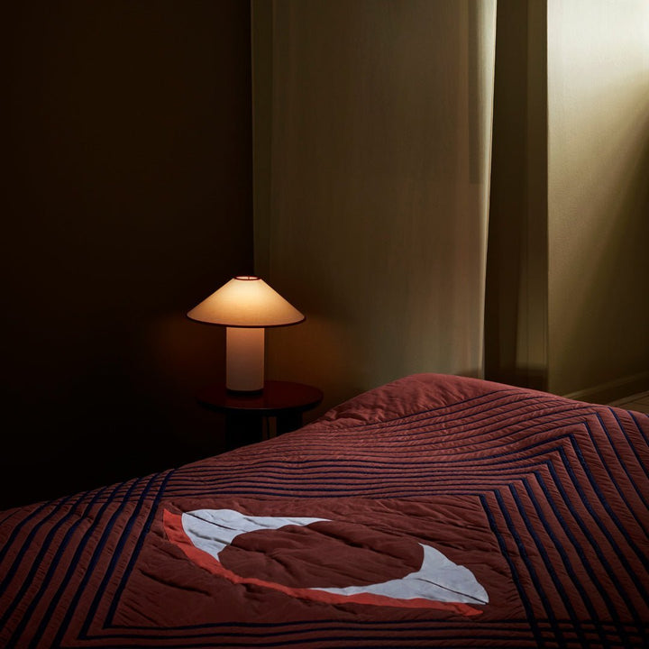 Table lamp with fabric shade – Lunara | Kalsten
