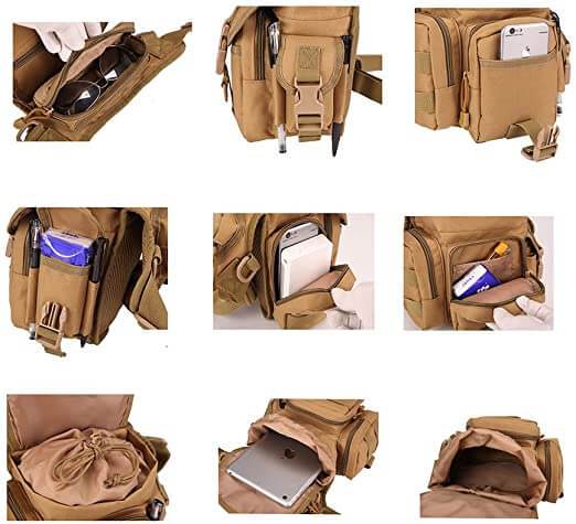 Durable Tactical Drop Leg Bag for Men – Water-Resistant Multi-Pocket Design | Kalsten