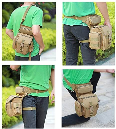 Durable Tactical Drop Leg Bag for Men – Water-Resistant Multi-Pocket Design | Kalsten