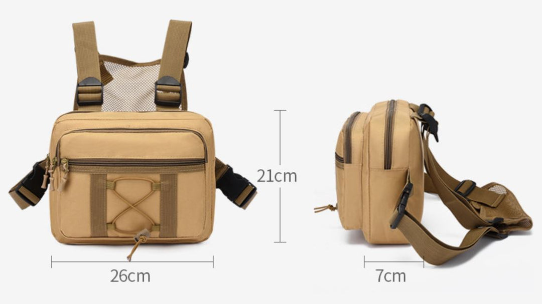 Durable Tactical Chest Rig Bag – Water-Resistant Multi-Pocket Outdoor Gear | Kalsten
