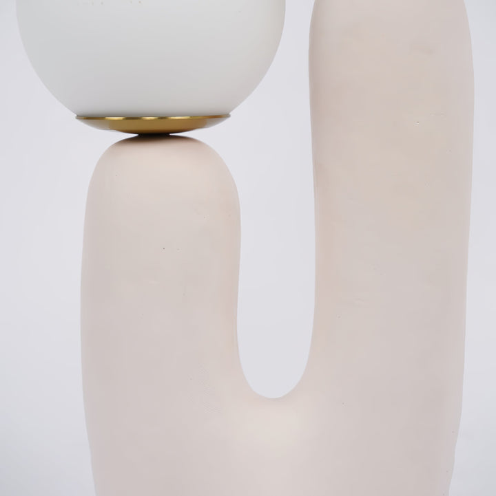 Contemporary Style Table Lamp with Natural Accent | Kalsten
