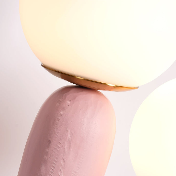 Contemporary Style Table Lamp with Natural Accent | Kalsten