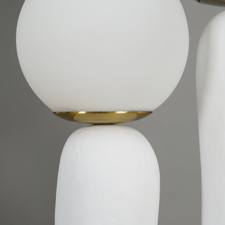 Contemporary Style Table Lamp with Natural Accent | Kalsten