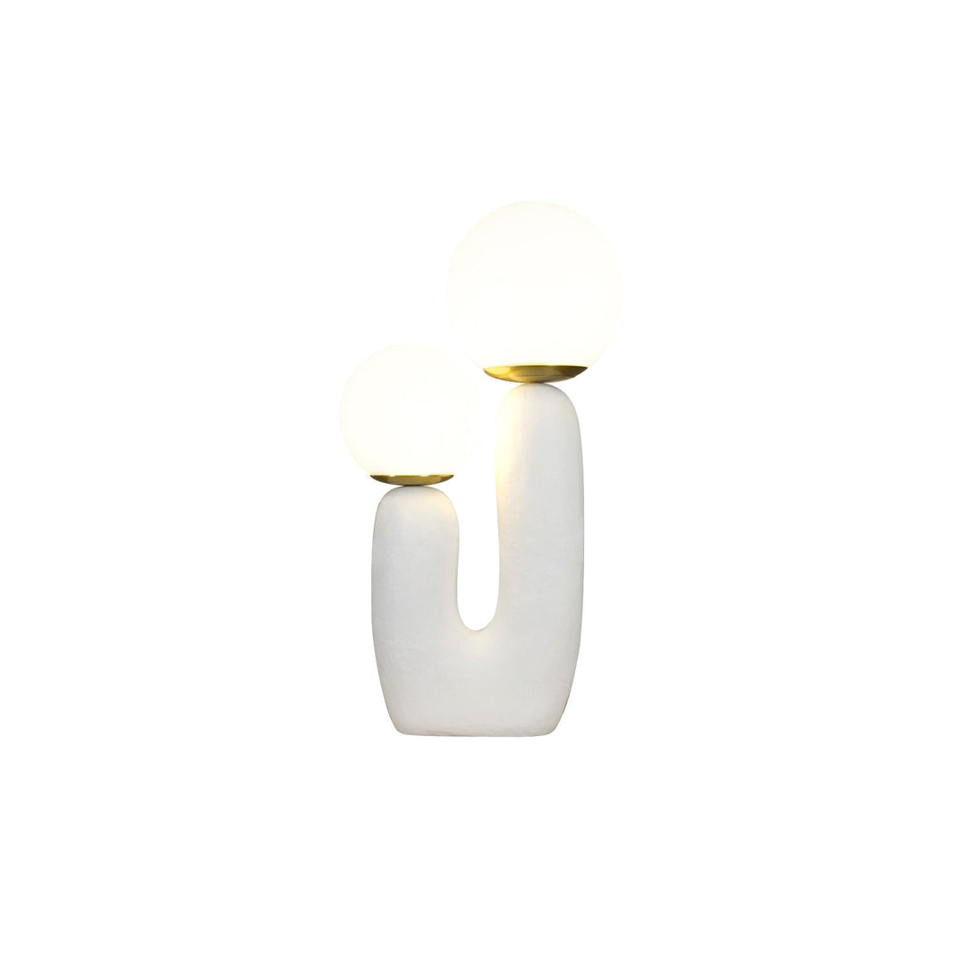 Contemporary Style Table Lamp with Natural Accent | Kalsten