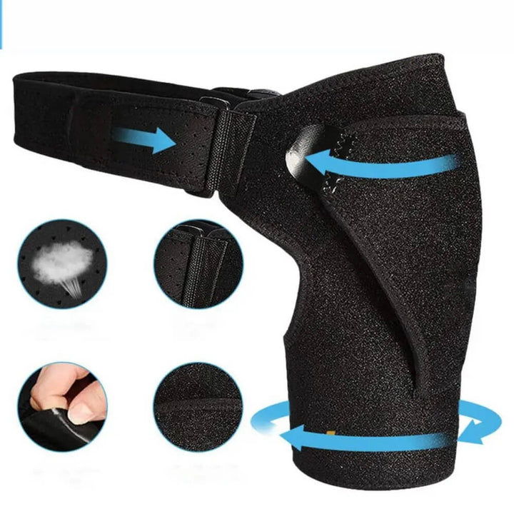 Kalsten | MythicGuard™ | Compression Shoulder Brace for Pain Relief & Support | Adjustable Fit for Sports & Daily Use