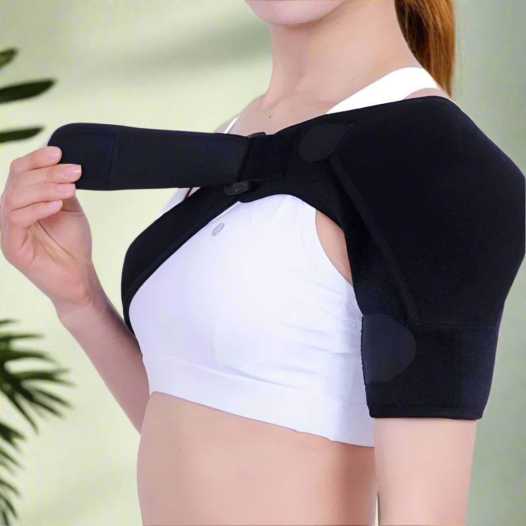 Kalsten | MythicGuard™ | Compression Shoulder Brace for Pain Relief & Support | Adjustable Fit for Sports & Daily Use