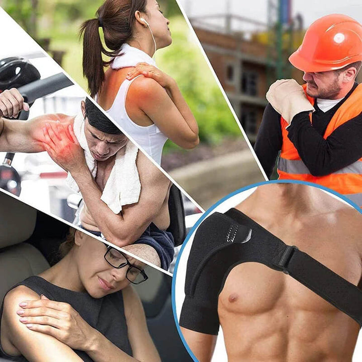 Kalsten | MythicGuard™ | Compression Shoulder Brace for Pain Relief & Support | Adjustable Fit for Sports & Daily Use