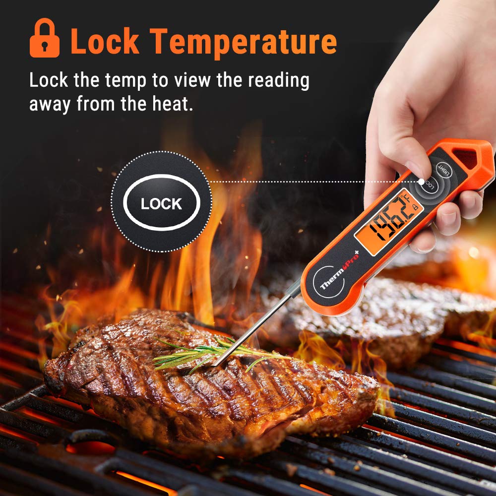 BowLift | Digital Meat Thermometer – Waterproof, Instant Read & Ambidextrous Design