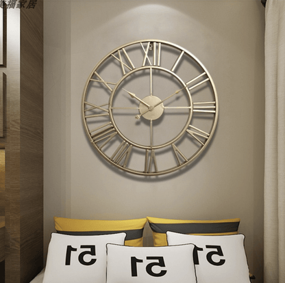 Skanto | TIMEMESH – Skeleton Wall Clock with Silent, Non-Ticking Mechanism