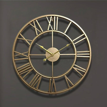 Skanto | TIMEMESH – Skeleton Wall Clock with Silent, Non-Ticking Mechanism