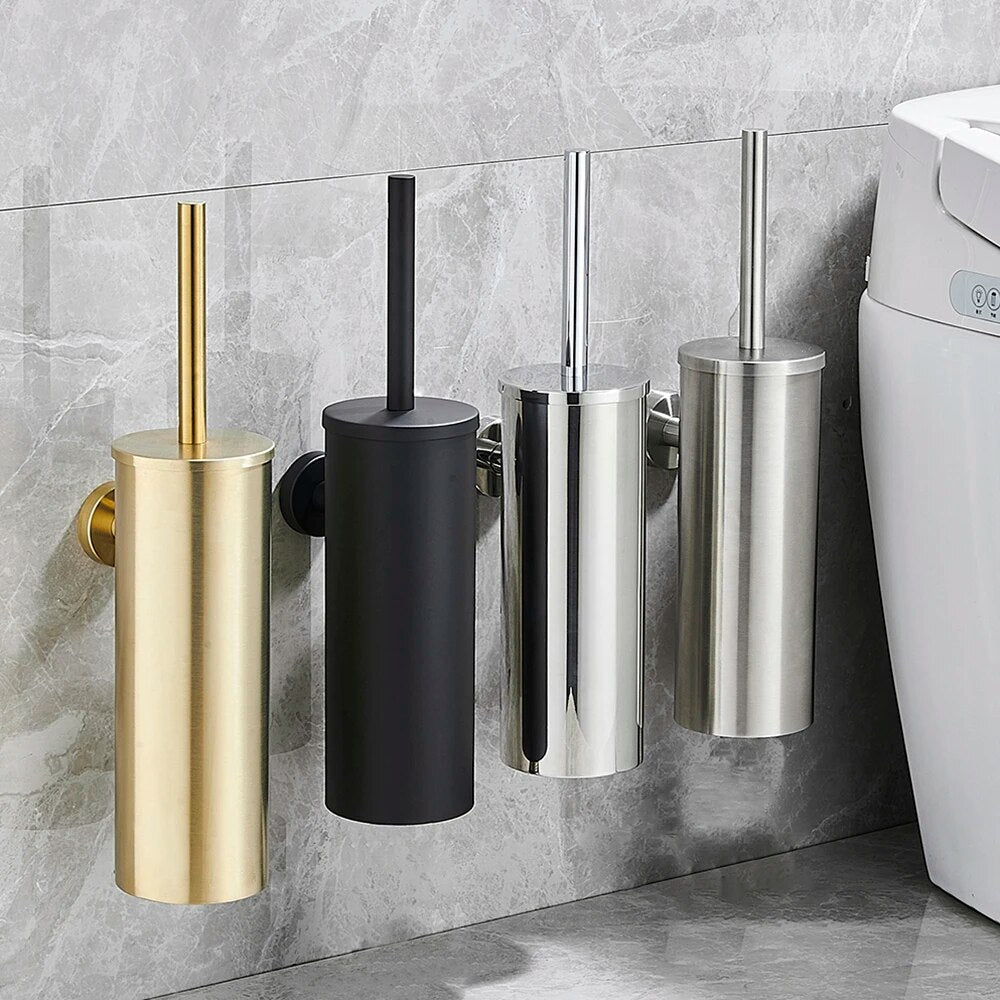 Stylish Wall-Mounted Toilet Brush Holder - made of Stainless Steel Kalsten